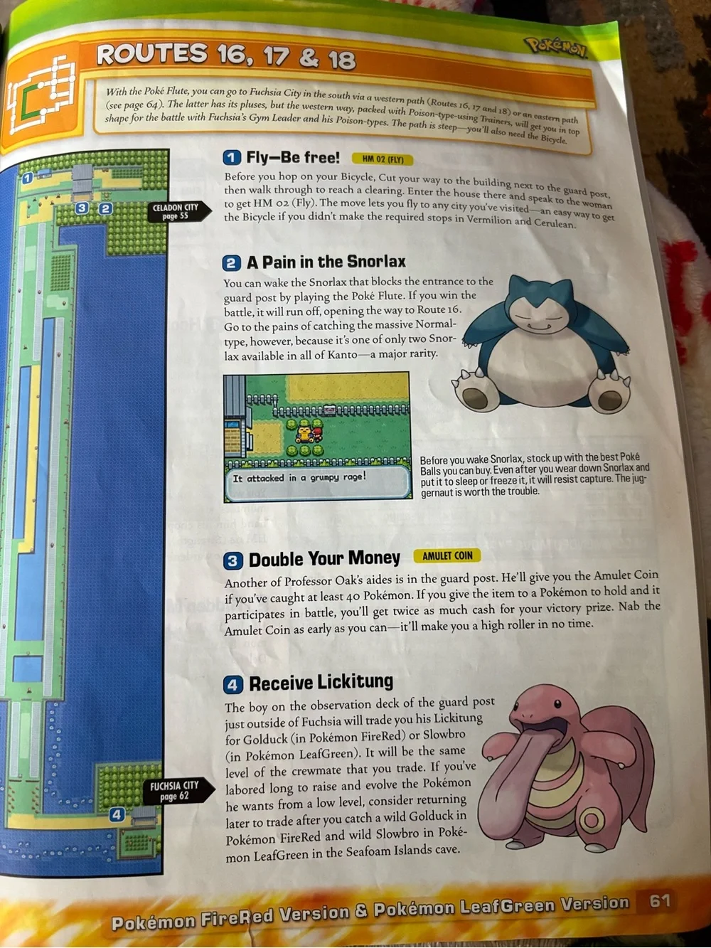 Vintage Original Pokemon FireRed & LeafGreen Official Player's Guide 2004